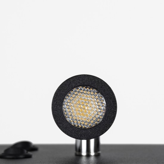 GLOBOSTAR® PALADIN 61351 Μοντέρνο Φωτιστικό Τοίχου - Απλίκα Ξενοδοχείου Reading Light με Φορτιστή USB 3A & Wireless 20W LED 6W 720lm 36° & 360° AC 220-240V IP20 Φυσικό Λευκό 4500K - Bridgelux COB Chip & TÜV SÜD Driver - Μαύρο Ματ - Μ30 x Π11 x