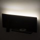GLOBOSTAR® PALADIN 61352 Μοντέρνο Φωτιστικό Τοίχου - Απλίκα Ξενοδοχείου Reading Light με Φορτιστή USB 3A & Wireless 20W LED 6W 720lm 36° & 360° AC 220-240V IP20 Φυσικό Λευκό 4500K - Bridgelux COB Chip & TÜV SÜD Driver - Μαύρο Ματ - Μ30 x Π11 x