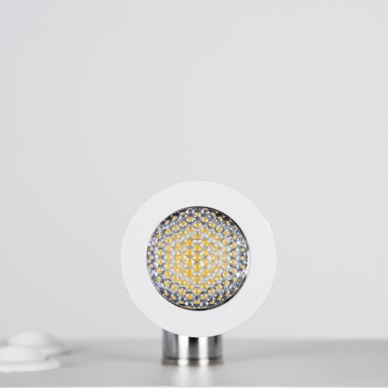 GLOBOSTAR® PALADIN 61353 Μοντέρνο Φωτιστικό Τοίχου - Απλίκα Ξενοδοχείου Reading Light με Φορτιστή USB 3A & Wireless 20W LED 6W 720lm 36° & 360° AC 220-240V IP20 Φυσικό Λευκό 4500K - Bridgelux COB Chip & TÜV SÜD Driver - Λευκό Ματ - Μ30 x Π11 x