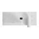 GLOBOSTAR® PALADIN 61353 Μοντέρνο Φωτιστικό Τοίχου - Απλίκα Ξενοδοχείου Reading Light με Φορτιστή USB 3A & Wireless 20W LED 6W 720lm 36° & 360° AC 220-240V IP20 Φυσικό Λευκό 4500K - Bridgelux COB Chip & TÜV SÜD Driver - Λευκό Ματ - Μ30 x Π11 x
