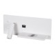 GLOBOSTAR® PALADIN 61354 Μοντέρνο Φωτιστικό Τοίχου - Απλίκα Ξενοδοχείου Reading Light με Φορτιστή USB 3A & Wireless 20W LED 6W 720lm 36° & 360° AC 220-240V IP20 Φυσικό Λευκό 4500K - Bridgelux COB Chip & TÜV SÜD Driver - Λευκό Ματ - Μ30 x Π11 x