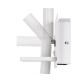 GLOBOSTAR® PALADIN 61354 Μοντέρνο Φωτιστικό Τοίχου - Απλίκα Ξενοδοχείου Reading Light με Φορτιστή USB 3A & Wireless 20W LED 6W 720lm 36° & 360° AC 220-240V IP20 Φυσικό Λευκό 4500K - Bridgelux COB Chip & TÜV SÜD Driver - Λευκό Ματ - Μ30 x Π11 x
