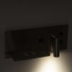 GLOBOSTAR® PALADIN 61355 Μοντέρνο Φωτιστικό Τοίχου - Απλίκα Ξενοδοχείου Reading Light με Φορτιστή USB 3A & Wireless 20W LED 6W 720lm 36° & 360° AC 220-240V IP20 Φυσικό Λευκό 4500K - Bridgelux COB Chip & TÜV SÜD Driver - Νίκελ Βούρτσας - Μ30 x GLOBOSTAR® PALADIN 61355 Μοντέρνο Φωτιστικό Τοίχου - Απλίκα Ξενοδοχείου Reading Light με Φορτιστή USB 3A & Wireless 20W LED 6W 720lm 36° & 360° AC 220-240V IP20 Φυσικό Λευκό 4500K - Bridgelux COB Chip & TÜV SÜD Driver - Νίκελ Βούρτσας - Μ30 x