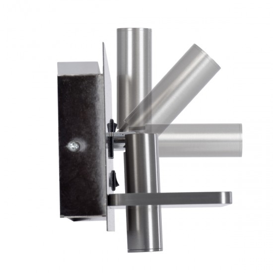 GLOBOSTAR® PALADIN 61355 Μοντέρνο Φωτιστικό Τοίχου - Απλίκα Ξενοδοχείου Reading Light με Φορτιστή USB 3A & Wireless 20W LED 6W 720lm 36° & 360° AC 220-240V IP20 Φυσικό Λευκό 4500K - Bridgelux COB Chip & TÜV SÜD Driver - Νίκελ Βούρτσας - Μ30 x GLOBOSTAR® PALADIN 61355 Μοντέρνο Φωτιστικό Τοίχου - Απλίκα Ξενοδοχείου Reading Light με Φορτιστή USB 3A & Wireless 20W LED 6W 720lm 36° & 360° AC 220-240V IP20 Φυσικό Λευκό 4500K - Bridgelux COB Chip & TÜV SÜD Driver - Νίκελ Βούρτσας - Μ30 x