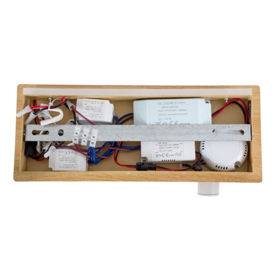 GLOBOSTAR® PALADIN 61360 Μοντέρνο Φωτιστικό Τοίχου - Απλίκα Ξενοδοχείου Reading Light με Φορτιστή USB 3A & Wireless 20W LED 6W 720lm 36° & 360° AC 220-240V IP20 Φυσικό Λευκό 4500K - Bridgelux COB Chip & TÜV SÜD Driver - Μπεζ & Λευκό - Μ30 