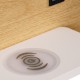 GLOBOSTAR® PALADIN 61360 Μοντέρνο Φωτιστικό Τοίχου - Απλίκα Ξενοδοχείου Reading Light με Φορτιστή USB 3A & Wireless 20W LED 6W 720lm 36° & 360° AC 220-240V IP20 Φυσικό Λευκό 4500K - Bridgelux COB Chip & TÜV SÜD Driver - Μπεζ & Λευκό - Μ30 