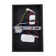 GLOBOSTAR® CROWN 61370 Μοντέρνο Φωτιστικό Τοίχου - Απλίκα Ξενοδοχείου Reading Light με Φορτιστή USB 3A LED 5W 550lm 120° AC 220-240V IP20 Φυσικό Λευκό 4500K - Bridgelux COB Chip & TÜV SÜD Driver - Μαύρο Ματ - Μ15 x Π15 x Υ23cm - 3 Χρόνια Εγγύηση