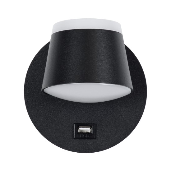 GLOBOSTAR® REGENCY 61373 Μοντέρνο Φωτιστικό Τοίχου - Απλίκα Ξενοδοχείου Reading Light με Φορτιστή USB 3A LED 8W 920lm 120° AC 220-240V IP20 Φυσικό Λευκό 4500K - Bridgelux SMD Chip & TÜV SÜD Driver - Μαύρο Ματ - Μ12 x Π12 x Υ13cm - 3 Χρόνια Εγγύηση GLOBOSTAR® REGENCY 61373 Μοντέρνο Φωτιστικό Τοίχου - Απλίκα Ξενοδοχείου Reading Light με Φορτιστή USB 3A LED 8W 920lm 120° AC 220-240V IP20 Φυσικό Λευκό 4500K - Bridgelux SMD Chip & TÜV SÜD Driver - Μαύρο Ματ - Μ12 x Π12 x Υ13cm - 3 Χρόνια Εγγύηση