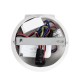 GLOBOSTAR® REGENCY 61374 Μοντέρνο Φωτιστικό Τοίχου - Απλίκα Ξενοδοχείου Reading Light με Φορτιστή USB 3A LED 8W 920lm 120° AC 220-240V IP20 Φυσικό Λευκό 4500K - Bridgelux SMD Chip & TÜV SÜD Driver - Λευκό Ματ - Μ12 x Π12 x Υ13cm - 3 Χρόνια Εγγύηση