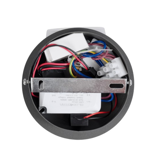 GLOBOSTAR® REGENCY 61375 Μοντέρνο Φωτιστικό Τοίχου - Απλίκα Ξενοδοχείου Reading Light με Φορτιστή USB 3A LED 8W 920lm 120° AC 220-240V IP20 Φυσικό Λευκό 4500K - Bridgelux SMD Chip & TÜV SÜD Driver - Γκρι Ανθρακί Ματ - Μ12 x Π12 x Υ13cm - 3 Χρόνια Εγγύ