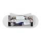 GLOBOSTAR® REGENCY 61377 Μοντέρνο Φωτιστικό Τοίχου - Απλίκα Ξενοδοχείου Reading Light με Φορτιστή USB 3A LED 16W 1840lm 120° AC 220-240V IP20 Φυσικό Λευκό 4500K - Bridgelux SMD Chip & TÜV SÜD Driver - Λευκό Ματ - Μ16.5 x Π12 x Υ10cm - 3 Χρόνια Εγγύηση GLOBOSTAR® REGENCY 61377 Μοντέρνο Φωτιστικό Τοίχου - Απλίκα Ξενοδοχείου Reading Light με Φορτιστή USB 3A LED 16W 1840lm 120° AC 220-240V IP20 Φυσικό Λευκό 4500K - Bridgelux SMD Chip & TÜV SÜD Driver - Λευκό Ματ - Μ16.5 x Π12 x Υ10cm - 3 Χρόνια Εγγύηση