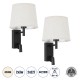 GLOBOSTAR® ROULETTE-R 61379 Μοντέρνο Φωτιστικό Τοίχου - Απλίκα Ξενοδοχείου Reading Light με Φορτιστή USB 3A & Ντουί 1 x E27 LED 3W 360lm 36° & 360° AC 220-240V IP20 Φυσικό Λευκό 4500K - Bridgelux COB Chip & TÜV SÜD Driver - Μαύρο & Μπεζ - GLOBOSTAR® ROULETTE-R 61379 Μοντέρνο Φωτιστικό Τοίχου - Απλίκα Ξενοδοχείου Reading Light με Φορτιστή USB 3A & Ντουί 1 x E27 LED 3W 360lm 36° & 360° AC 220-240V IP20 Φυσικό Λευκό 4500K - Bridgelux COB Chip & TÜV SÜD Driver - Μαύρο & Μπεζ -