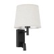 GLOBOSTAR® ROULETTE-R 61379 Μοντέρνο Φωτιστικό Τοίχου - Απλίκα Ξενοδοχείου Reading Light με Φορτιστή USB 3A & Ντουί 1 x E27 LED 3W 360lm 36° & 360° AC 220-240V IP20 Φυσικό Λευκό 4500K - Bridgelux COB Chip & TÜV SÜD Driver - Μαύρο & Μπεζ - GLOBOSTAR® ROULETTE-R 61379 Μοντέρνο Φωτιστικό Τοίχου - Απλίκα Ξενοδοχείου Reading Light με Φορτιστή USB 3A & Ντουί 1 x E27 LED 3W 360lm 36° & 360° AC 220-240V IP20 Φυσικό Λευκό 4500K - Bridgelux COB Chip & TÜV SÜD Driver - Μαύρο & Μπεζ -