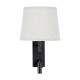 GLOBOSTAR® ROULETTE-R 61379 Μοντέρνο Φωτιστικό Τοίχου - Απλίκα Ξενοδοχείου Reading Light με Φορτιστή USB 3A & Ντουί 1 x E27 LED 3W 360lm 36° & 360° AC 220-240V IP20 Φυσικό Λευκό 4500K - Bridgelux COB Chip & TÜV SÜD Driver - Μαύρο & Μπεζ - GLOBOSTAR® ROULETTE-R 61379 Μοντέρνο Φωτιστικό Τοίχου - Απλίκα Ξενοδοχείου Reading Light με Φορτιστή USB 3A & Ντουί 1 x E27 LED 3W 360lm 36° & 360° AC 220-240V IP20 Φυσικό Λευκό 4500K - Bridgelux COB Chip & TÜV SÜD Driver - Μαύρο & Μπεζ -