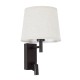 GLOBOSTAR® ROULETTE-R 61381 Μοντέρνο Φωτιστικό Τοίχου - Απλίκα Ξενοδοχείου Reading Light με Φορτιστή USB 3A & Ντουί 1 x E27 LED 3W 360lm 36° & 360° AC 220-240V IP20 Φυσικό Λευκό 4500K - Bridgelux COB Chip & TÜV SÜD Driver - Καφέ & Μπεζ - Μ GLOBOSTAR® ROULETTE-R 61381 Μοντέρνο Φωτιστικό Τοίχου - Απλίκα Ξενοδοχείου Reading Light με Φορτιστή USB 3A & Ντουί 1 x E27 LED 3W 360lm 36° & 360° AC 220-240V IP20 Φυσικό Λευκό 4500K - Bridgelux COB Chip & TÜV SÜD Driver - Καφέ & Μπεζ - Μ