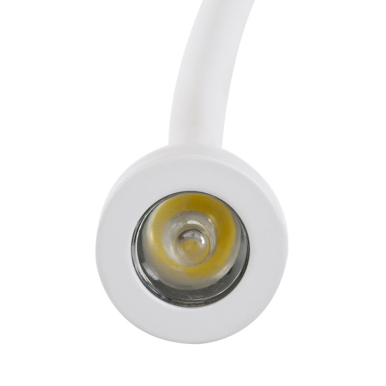 GLOBOSTAR® ROULETTE-S 61383 Μοντέρνο Φωτιστικό Τοίχου - Απλίκα Ξενοδοχείου Reading Light με Φορτιστή USB 3A & Ντουί 1 x E27 LED 3W 360lm 36° & 360° AC 220-240V IP20 Φυσικό Λευκό 4500K - Bridgelux COB Chip & TÜV SÜD Driver - Λευκό & Μπεζ - GLOBOSTAR® ROULETTE-S 61383 Μοντέρνο Φωτιστικό Τοίχου - Απλίκα Ξενοδοχείου Reading Light με Φορτιστή USB 3A & Ντουί 1 x E27 LED 3W 360lm 36° & 360° AC 220-240V IP20 Φυσικό Λευκό 4500K - Bridgelux COB Chip & TÜV SÜD Driver - Λευκό & Μπεζ -