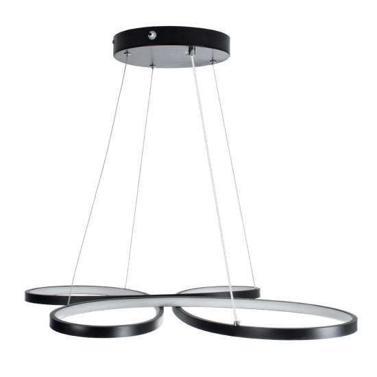 GLOBOSTAR® BUTTERFLY 61391 Μοντέρνο Κρεμαστό Φωτιστικό Οροφής LED 75W 7500lm 300° AC 220-240V IP20 Ρυθμιζόμενο Λευκό CCT με Χειριστήριο από 2700K έως 6000K Dimmable - Lumileds SMD Chip - Μαύρο Ματ - Μ70 x Π55 x Υ4cm - 3 Χρόνια Εγγύηση GLOBOSTAR® BUTTERFLY 61391 Μοντέρνο Κρεμαστό Φωτιστικό Οροφής LED 75W 7500lm 300° AC 220-240V IP20 Ρυθμιζόμενο Λευκό CCT με Χειριστήριο από 2700K έως 6000K Dimmable - Lumileds SMD Chip - Μαύρο Ματ - Μ70 x Π55 x Υ4cm - 3 Χρόνια Εγγύηση