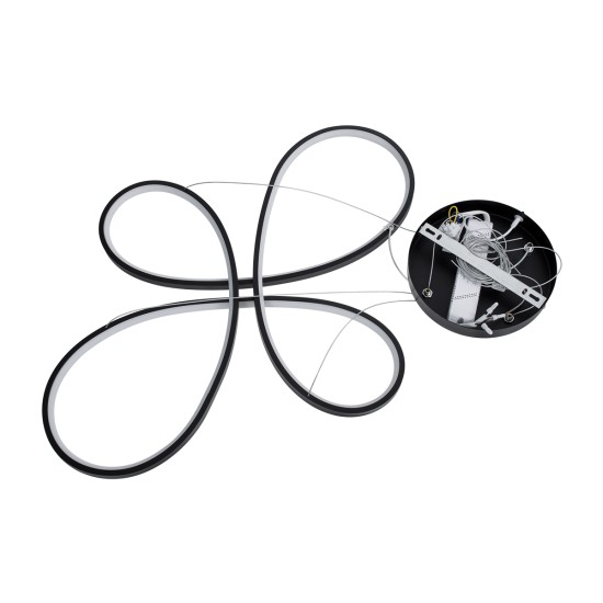 GLOBOSTAR® BUTTERFLY 61391 Μοντέρνο Κρεμαστό Φωτιστικό Οροφής LED 75W 7500lm 300° AC 220-240V IP20 Ρυθμιζόμενο Λευκό CCT με Χειριστήριο από 2700K έως 6000K Dimmable - Lumileds SMD Chip - Μαύρο Ματ - Μ70 x Π55 x Υ4cm - 3 Χρόνια Εγγύηση GLOBOSTAR® BUTTERFLY 61391 Μοντέρνο Κρεμαστό Φωτιστικό Οροφής LED 75W 7500lm 300° AC 220-240V IP20 Ρυθμιζόμενο Λευκό CCT με Χειριστήριο από 2700K έως 6000K Dimmable - Lumileds SMD Chip - Μαύρο Ματ - Μ70 x Π55 x Υ4cm - 3 Χρόνια Εγγύηση