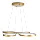 GLOBOSTAR® BUTTERFLY 61393 Μοντέρνο Κρεμαστό Φωτιστικό Οροφής LED 75W 7500lm 300° AC 220-240V IP20 Ρυθμιζόμενο Λευκό CCT με Χειριστήριο από 2700K έως 6000K Dimmable - Lumileds SMD Chip - Χρυσό Βούρτσας - Μ70 x Π55 x Υ4cm - 3 Χρόνια Εγγύηση GLOBOSTAR® BUTTERFLY 61393 Μοντέρνο Κρεμαστό Φωτιστικό Οροφής LED 75W 7500lm 300° AC 220-240V IP20 Ρυθμιζόμενο Λευκό CCT με Χειριστήριο από 2700K έως 6000K Dimmable - Lumileds SMD Chip - Χρυσό Βούρτσας - Μ70 x Π55 x Υ4cm - 3 Χρόνια Εγγύηση
