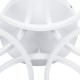 GLOBOSTAR® MARGARET 61401 Μοντέρνο Φωτιστικό Οροφής LED 54W 6210lm 360° AC 220-240V IP20 Ρυθμιζόμενο Λευκό CCT με Χειριστήριο από 2700K έως 6000K Dimmable - Lumileds SMD Chip - Λευκό Ματ - Μ57 x Π57 x Υ12cm - 3 Χρόνια Εγγύηση