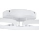 GLOBOSTAR® MARGARET 61401 Μοντέρνο Φωτιστικό Οροφής LED 54W 6210lm 360° AC 220-240V IP20 Ρυθμιζόμενο Λευκό CCT με Χειριστήριο από 2700K έως 6000K Dimmable - Lumileds SMD Chip - Λευκό Ματ - Μ57 x Π57 x Υ12cm - 3 Χρόνια Εγγύηση