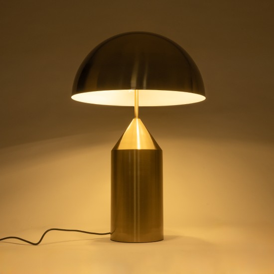 GLOBOSTAR® URANUS-L 61459 Μοντέρνο Επιτραπέζιο Φωτιστικό Πορτατίφ με Ντουί 2 x E27 AC 220-240V IP20 - Χρυσό - Μ50 x Π50 x Υ77cm GLOBOSTAR® URANUS-L 61459 Μοντέρνο Επιτραπέζιο Φωτιστικό Πορτατίφ με Ντουί 2 x E27 AC 220-240V IP20 - Χρυσό - Μ50 x Π50 x Υ77cm