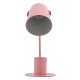 GLOBOSTAR® PENCASE 61565 Μοντέρνο Επιτραπέζιο Φωτιστικό Πορτατίφ με Ντουί 1 x E27 AC 220-240V IP20 - Ροζ - Μ12 x Π15 x Υ38cm