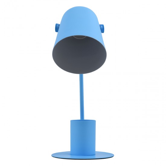 GLOBOSTAR® PENCASE 61568 Μοντέρνο Επιτραπέζιο Φωτιστικό Πορτατίφ με Ντουί 1 x E27 AC 220-240V IP20 - Μπλε - Μ12 x Π15 x Υ38cm GLOBOSTAR® PENCASE 61568 Μοντέρνο Επιτραπέζιο Φωτιστικό Πορτατίφ με Ντουί 1 x E27 AC 220-240V IP20 - Μπλε - Μ12 x Π15 x Υ38cm