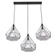 GLOBOSTAR® EIFFEL 61569 Vintage Κρεμαστό Φωτιστικό Οροφής με Ντουί 3 x E27 AC 220-240V IP20 - Μαύρο & Λευκό - Μ68 x Π25 x Υ130cm GLOBOSTAR® EIFFEL 61569 Vintage Κρεμαστό Φωτιστικό Οροφής με Ντουί 3 x E27 AC 220-240V IP20 - Μαύρο & Λευκό - Μ68 x Π25 x Υ130cm