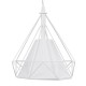 GLOBOSTAR® EIFFEL 61570 Vintage Κρεμαστό Φωτιστικό Οροφής με Ντουί 3 x E27 AC 220-240V IP20 - Λευκό - Μ68 x Π25 x Υ130cm