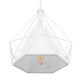 GLOBOSTAR® EIFFEL 61570 Vintage Κρεμαστό Φωτιστικό Οροφής με Ντουί 3 x E27 AC 220-240V IP20 - Λευκό - Μ68 x Π25 x Υ130cm