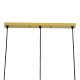 GLOBOSTAR® EIFFEL 61571 Vintage Κρεμαστό Φωτιστικό Οροφής με Ντουί 3 x E27 AC 220-240V IP20 - Χρυσό & Λευκό - Μ68 x Π25 x Υ130cm