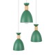 GLOBOSTAR® AVA 61575 Μοντέρνο Κρεμαστό Φωτιστικό Οροφής με Ντουί 3 x E27 AC 220-240V IP20 - Πράσινο & Μπεζ - Μ35 x Π35 x Υ130cm GLOBOSTAR® AVA 61575 Μοντέρνο Κρεμαστό Φωτιστικό Οροφής με Ντουί 3 x E27 AC 220-240V IP20 - Πράσινο & Μπεζ - Μ35 x Π35 x Υ130cm