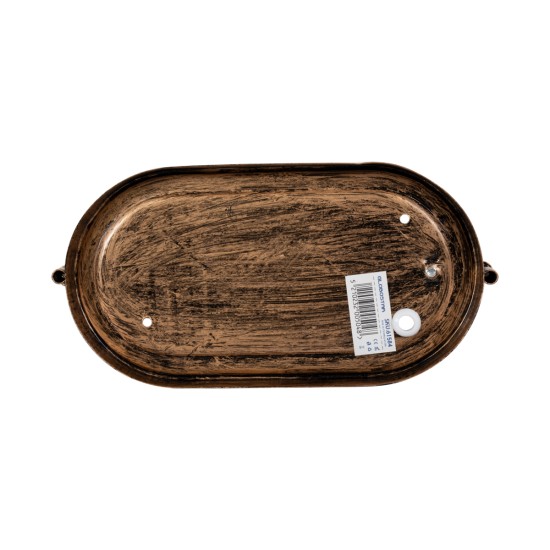 GLOBOSTAR® BOATLIGHT 61584 Vintage Φωτιστικό Καραβοχελώνα Τοίχου & Οροφής με Ντουί 1 x E27 AC 220-240V Αδιάβροχο IP65 - Χάλκινο Εφέ Σκουριάς Ματ - Μ21 x Π10.4 x Υ9cm GLOBOSTAR® BOATLIGHT 61584 Vintage Φωτιστικό Καραβοχελώνα Τοίχου & Οροφής με Ντουί 1 x E27 AC 220-240V Αδιάβροχο IP65 - Χάλκινο Εφέ Σκουριάς Ματ - Μ21 x Π10.4 x Υ9cm