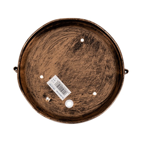 GLOBOSTAR® BOATLIGHT 61587 Vintage Φωτιστικό Καραβοχελώνα Τοίχου & Οροφής με Ντουί 1 x E27 AC 220-240V Αδιάβροχο IP65 - Χάλκινο Εφέ Σκουριάς Ματ - Μ17.5 x Π17.5 x Υ9cm GLOBOSTAR® BOATLIGHT 61587 Vintage Φωτιστικό Καραβοχελώνα Τοίχου & Οροφής με Ντουί 1 x E27 AC 220-240V Αδιάβροχο IP65 - Χάλκινο Εφέ Σκουριάς Ματ - Μ17.5 x Π17.5 x Υ9cm