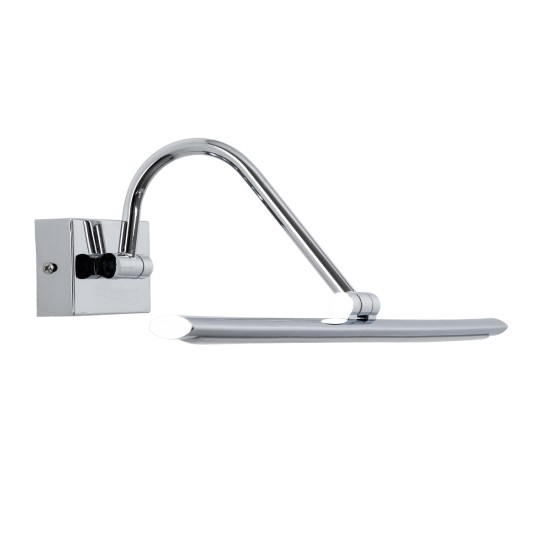 GLOBOSTAR® MIRA 60434 Μοντέρνο Φωτιστικό Τοίχου - Απλίκα Καθρέπτη Μπάνιου LED 12W 1400lm 120° AC 220-240V IP44 Φυσικό Λευκό 4500K - Lumileds SMD Chip & TÜV SÜD Driver - Νίκελ Χρώμιο - Μ60 x Π20 x Υ13cm - 3 Χρόνια Εγγύηση GLOBOSTAR® MIRA 60434 Μοντέρνο Φωτιστικό Τοίχου - Απλίκα Καθρέπτη Μπάνιου LED 12W 1400lm 120° AC 220-240V IP44 Φυσικό Λευκό 4500K - Lumileds SMD Chip & TÜV SÜD Driver - Νίκελ Χρώμιο - Μ60 x Π20 x Υ13cm - 3 Χρόνια Εγγύηση
