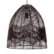 GLOBOSTAR® ALOHA 01752 Boho Κρεμαστό Φωτιστικό Οροφής με Ντουί 1 x E27 AC 220-240V IP20 - Καφέ - Μ45 x Π45 x Υ48cm GLOBOSTAR® ALOHA 01752 Boho Κρεμαστό Φωτιστικό Οροφής με Ντουί 1 x E27 AC 220-240V IP20 - Καφέ - Μ45 x Π45 x Υ48cm