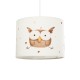 GLOBOSTAR® OWL 204-0017 Παιδικό Κρεμαστό Φωτιστικό Οροφής με Ντουί 1 x E27 AC 220-240V IP20 - Πολύχρωμο - Μ28 x Π28 x Υ24cm