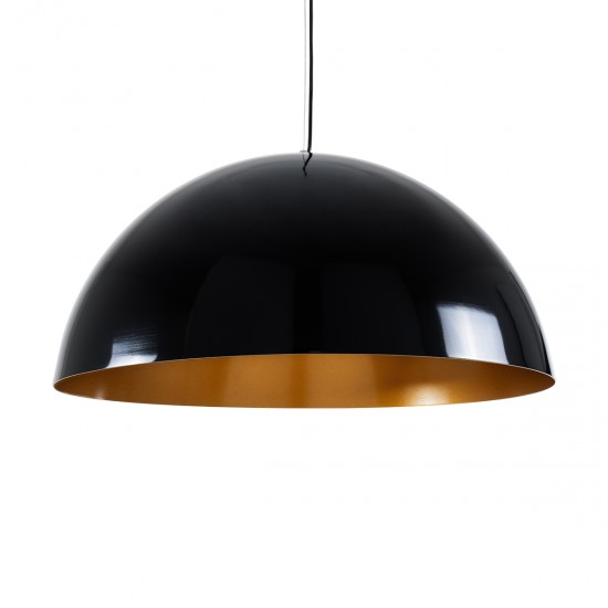 GLOBOSTAR® LUNE 01342 Μοντέρνο Κρεμαστό Φωτιστικό Οροφής με Ντουί 1 x E27 AC 220-240V IP20 - Μαύρο & Χρυσό - Μ60 x Π60 x Υ30cm GLOBOSTAR® LUNE 01342 Μοντέρνο Κρεμαστό Φωτιστικό Οροφής με Ντουί 1 x E27 AC 220-240V IP20 - Μαύρο & Χρυσό - Μ60 x Π60 x Υ30cm