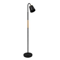 GLOBOSTAR® RIBBON 01585 Μοντέρνο Επιδαπέδιο Φωτιστικό με Ντουί 1 x E27 AC 220-240V IP20 - Μαύρο & Μπεζ - Μ13 x Π13 x Υ164cm GLOBOSTAR® RIBBON 01585 Μοντέρνο Επιδαπέδιο Φωτιστικό με Ντουί 1 x E27 AC 220-240V IP20 - Μαύρο & Μπεζ - Μ13 x Π13 x Υ164cm