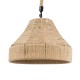 GLOBOSTAR® DOGMA 01609 Boho Κρεμαστό Φωτιστικό Οροφής με Ντουί 1 x E27 AC 220-240V IP20 - Μπεζ - Μ38 x Π38 x Υ28cm