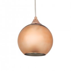 GLOBOSTAR® CANDELA 01309 Μοντέρνο Κρεμαστό Φωτιστικό Οροφής με Ντουί 1 x E27 AC 220-240V IP20 - Χάλκινο - Μ15 x Π15 x Υ13cm GLOBOSTAR® CANDELA 01309 Μοντέρνο Κρεμαστό Φωτιστικό Οροφής με Ντουί 1 x E27 AC 220-240V IP20 - Χάλκινο - Μ15 x Π15 x Υ13cm
