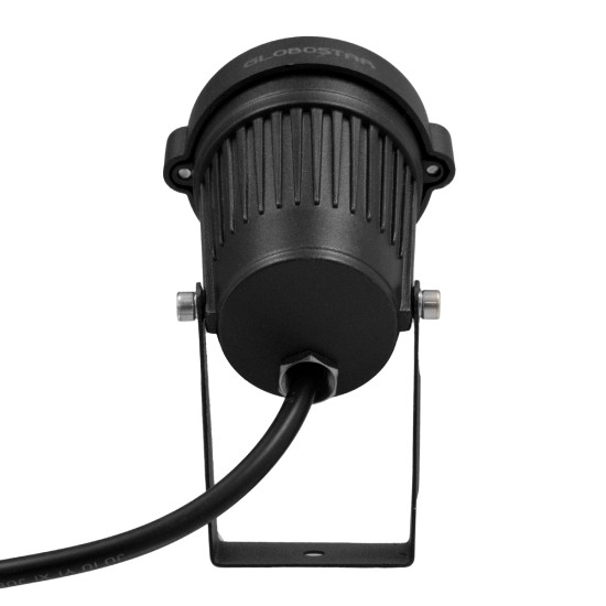 GLOBOSTAR® TREECOBO 75581 Φωτιστικό Σποτ για Φυτά - Δέντρα με Βάση Κήπου / Καρφωτό LED 10W 1200lm 35° DC 12-24V Αδιάβροχο IP67 Ψυχρό Λευκό 6000K Dimmable - Bridgelux COB Chip - Μαύρο - Μ6 x Π6 x Υ12.5cm - 2 Χρόνια Εγγύηση