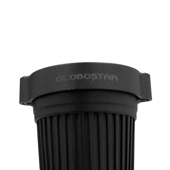 GLOBOSTAR® TREECOBO 75581 Φωτιστικό Σποτ για Φυτά - Δέντρα με Βάση Κήπου / Καρφωτό LED 10W 1200lm 35° DC 12-24V Αδιάβροχο IP67 Ψυχρό Λευκό 6000K Dimmable - Bridgelux COB Chip - Μαύρο - Μ6 x Π6 x Υ12.5cm - 2 Χρόνια Εγγύηση