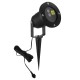 GloboStar® 75598 Προβολάκι Κήπου Καρφωτό - Δαπέδου Laser 30W 60° AC 230V Αδιάβροχο IP67 με Ασύρματο Χειριστήριο RF 2.4Ghz Πράσινο - Κόκκινο