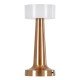 GloboStar® NANNA 76474 Επαναφορτιζόμενο Επιτραπέζιο Φωτιστικό Πορτατίφ LED 1.5W 105lm 120° DC 5V IP44 CCT Ultra Θερμό 1500K - Φυσικό Λευκό 4500K - Ψυχρό Λευκό 6000K Dimmable Χάλκινο & Λευκό Πλαστικό - Μ9 x Π9 x Υ21cm - 2 Χρόνια Εγγύηση GloboStar® NANNA 76474 Επαναφορτιζόμενο Επιτραπέζιο Φωτιστικό Πορτατίφ LED 1.5W 105lm 120° DC 5V IP44 CCT Ultra Θερμό 1500K - Φυσικό Λευκό 4500K - Ψυχρό Λευκό 6000K Dimmable Χάλκινο & Λευκό Πλαστικό - Μ9 x Π9 x Υ21cm - 2 Χρόνια Εγγύηση
