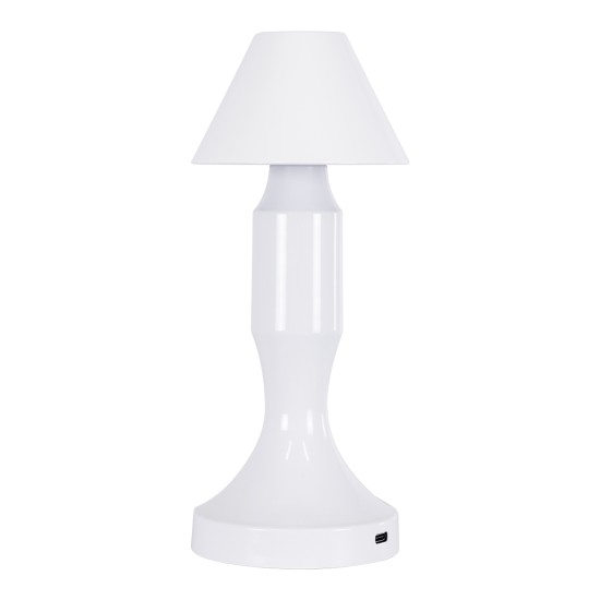 GloboStar® LUNNA 76476 Επαναφορτιζόμενο Επιτραπέζιο Φωτιστικό Πορτατίφ LED 1.5W 105lm 120° DC 5V IP44 CCT Ultra Θερμό 1500K - Φυσικό Λευκό 4500K - Ψυχρό Λευκό 6000K Dimmable Λευκό Πλαστικό - Μ9 x Π9 x Υ23cm- 2 Χρόνια Εγγύηση GloboStar® LUNNA 76476 Επαναφορτιζόμενο Επιτραπέζιο Φωτιστικό Πορτατίφ LED 1.5W 105lm 120° DC 5V IP44 CCT Ultra Θερμό 1500K - Φυσικό Λευκό 4500K - Ψυχρό Λευκό 6000K Dimmable Λευκό Πλαστικό - Μ9 x Π9 x Υ23cm- 2 Χρόνια Εγγύηση