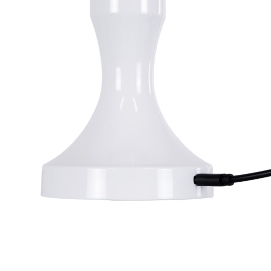 GloboStar® LUNNA 76476 Επαναφορτιζόμενο Επιτραπέζιο Φωτιστικό Πορτατίφ LED 1.5W 105lm 120° DC 5V IP44 CCT Ultra Θερμό 1500K - Φυσικό Λευκό 4500K - Ψυχρό Λευκό 6000K Dimmable Λευκό Πλαστικό - Μ9 x Π9 x Υ23cm- 2 Χρόνια Εγγύηση GloboStar® LUNNA 76476 Επαναφορτιζόμενο Επιτραπέζιο Φωτιστικό Πορτατίφ LED 1.5W 105lm 120° DC 5V IP44 CCT Ultra Θερμό 1500K - Φυσικό Λευκό 4500K - Ψυχρό Λευκό 6000K Dimmable Λευκό Πλαστικό - Μ9 x Π9 x Υ23cm- 2 Χρόνια Εγγύηση