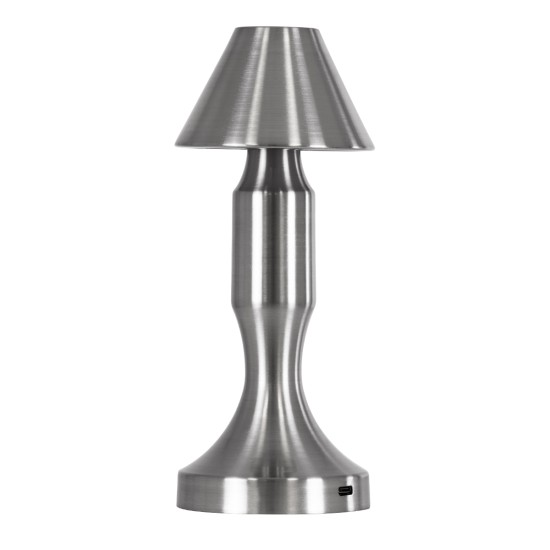 GloboStar® LUNNA 76478 Επαναφορτιζόμενο Επιτραπέζιο Φωτιστικό Πορτατίφ LED 1.5W 105lm 120° DC 5V IP44 CCT Ultra Θερμό 1500K - Φυσικό Λευκό 4500K - Ψυχρό Λευκό 6000K Dimmable Ασημί Πλαστικό - Μ9 x Π9 x Υ23cm - 2 Χρόνια Εγγύηση GloboStar® LUNNA 76478 Επαναφορτιζόμενο Επιτραπέζιο Φωτιστικό Πορτατίφ LED 1.5W 105lm 120° DC 5V IP44 CCT Ultra Θερμό 1500K - Φυσικό Λευκό 4500K - Ψυχρό Λευκό 6000K Dimmable Ασημί Πλαστικό - Μ9 x Π9 x Υ23cm - 2 Χρόνια Εγγύηση