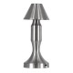 GloboStar® LUNNA 76478 Επαναφορτιζόμενο Επιτραπέζιο Φωτιστικό Πορτατίφ LED 1.5W 105lm 120° DC 5V IP44 CCT Ultra Θερμό 1500K - Φυσικό Λευκό 4500K - Ψυχρό Λευκό 6000K Dimmable Ασημί Πλαστικό - Μ9 x Π9 x Υ23cm - 2 Χρόνια Εγγύηση GloboStar® LUNNA 76478 Επαναφορτιζόμενο Επιτραπέζιο Φωτιστικό Πορτατίφ LED 1.5W 105lm 120° DC 5V IP44 CCT Ultra Θερμό 1500K - Φυσικό Λευκό 4500K - Ψυχρό Λευκό 6000K Dimmable Ασημί Πλαστικό - Μ9 x Π9 x Υ23cm - 2 Χρόνια Εγγύηση